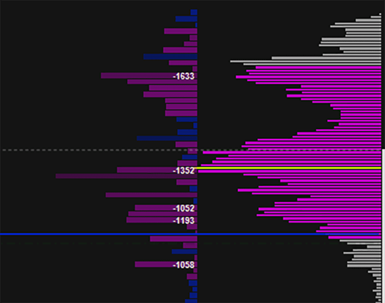 Footprint chart example