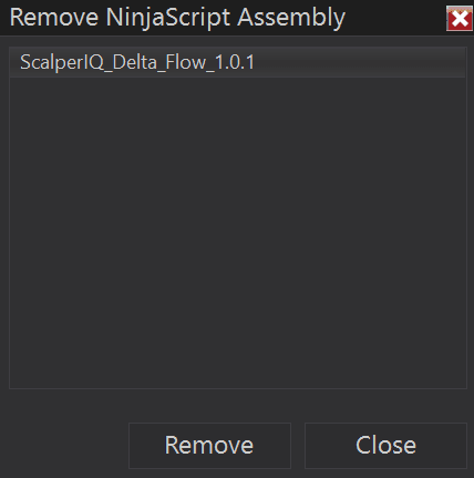 Remove confirmation