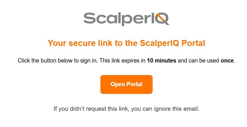Secure sign-in email